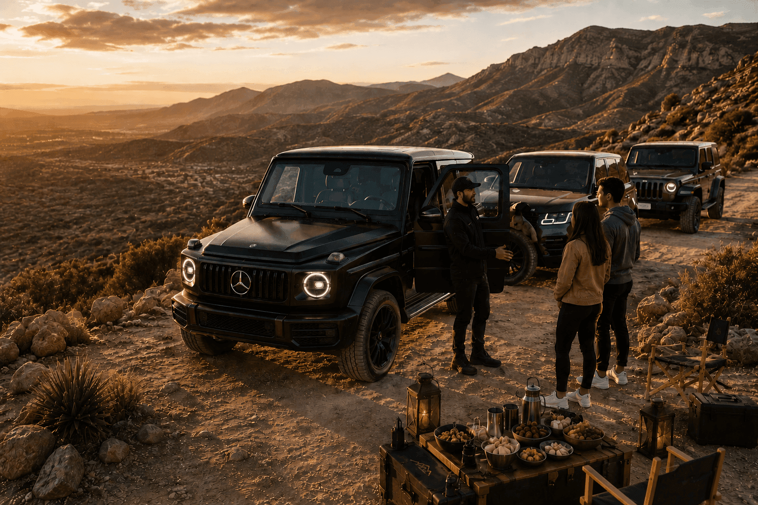 Premium ground experience with an exotic vehicle
