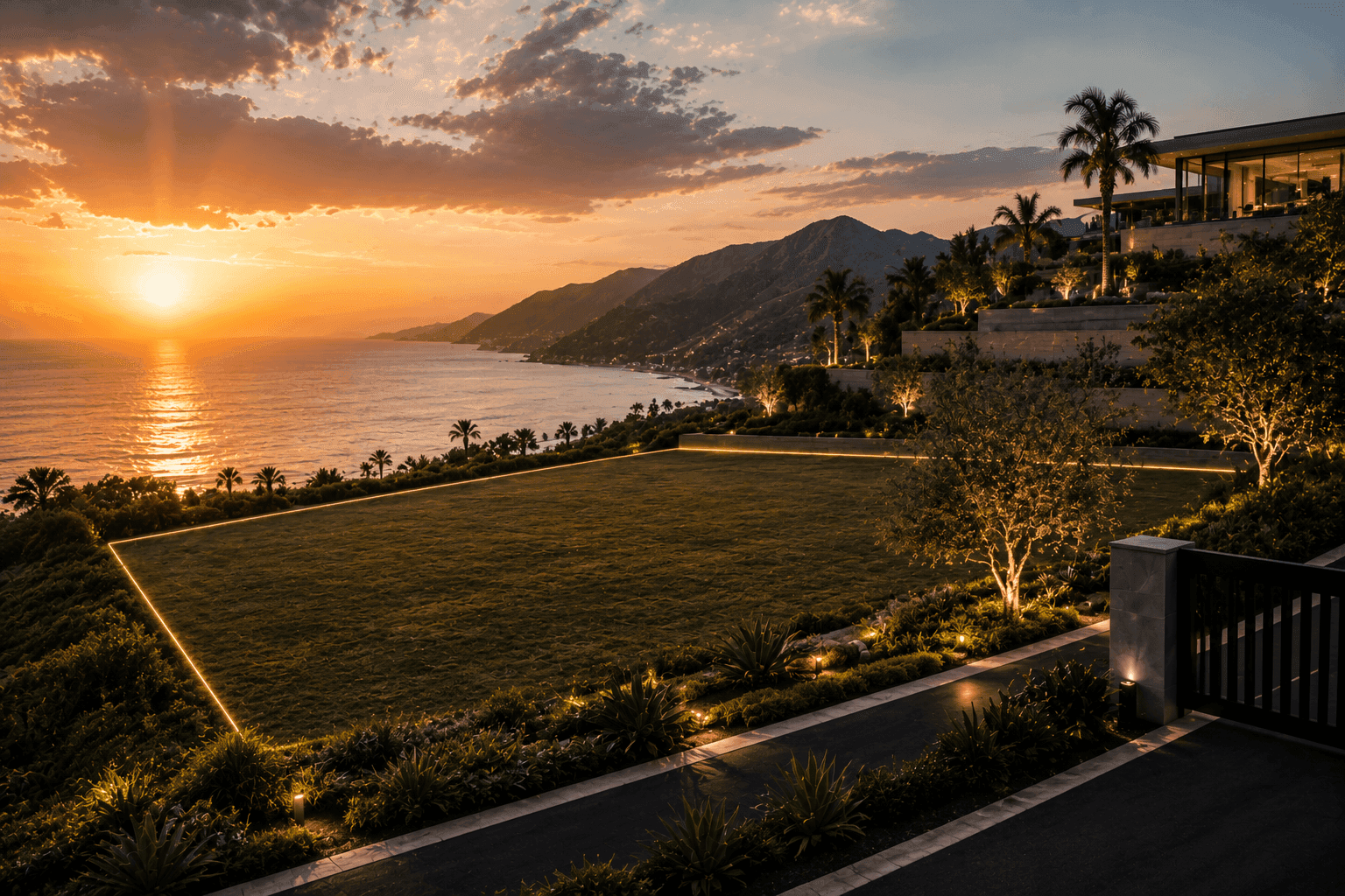 Premium waterfront and development land