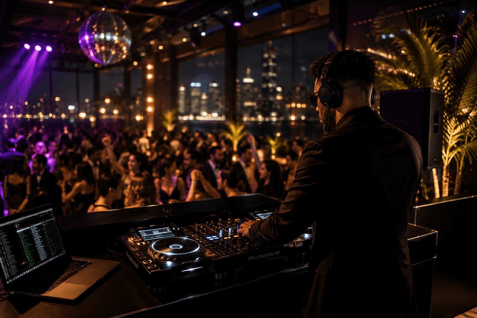 Professional DJ at a private luxury event