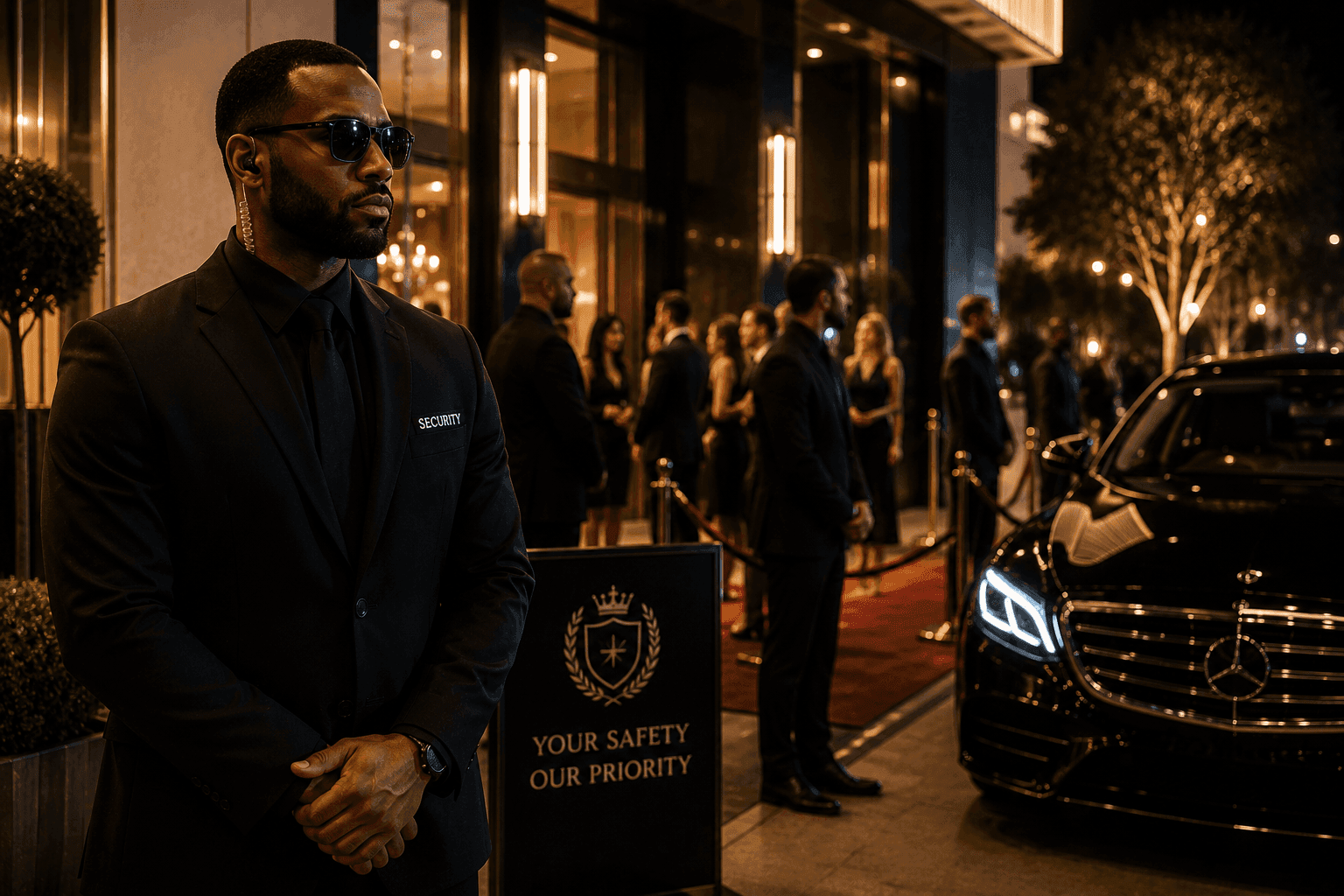 Licensed security professional for premium events