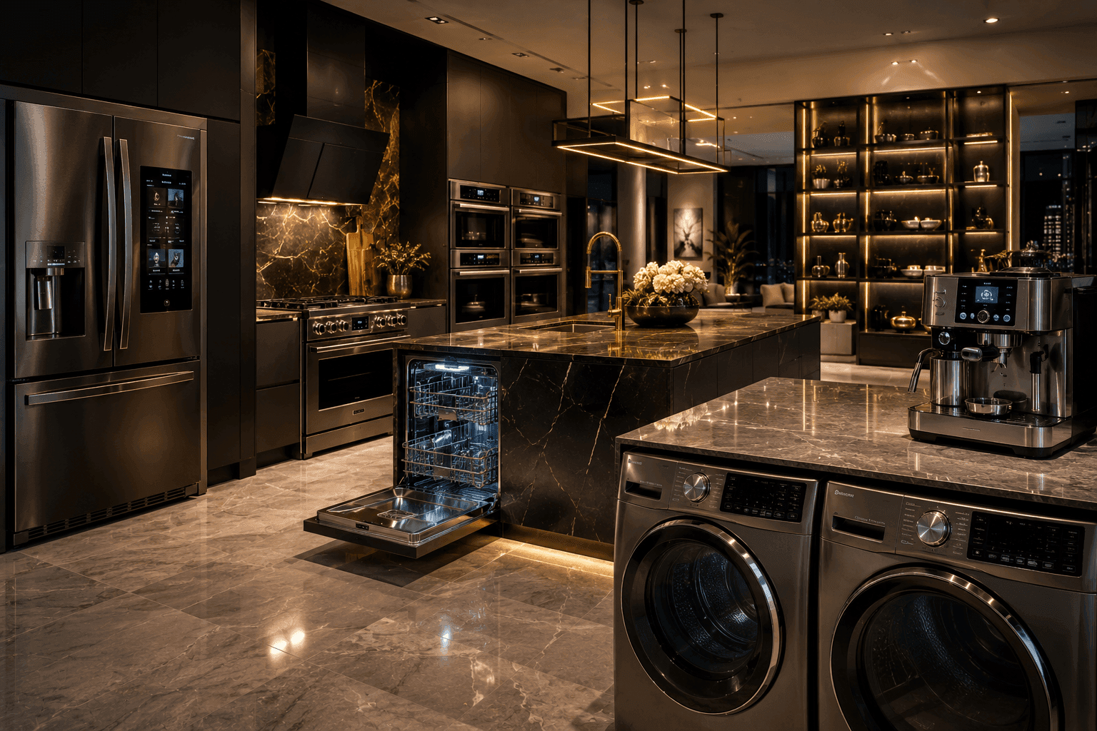 Premium appliances for luxury property and event use